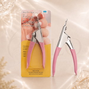 Corta Tips Profesional para Uñas rosado