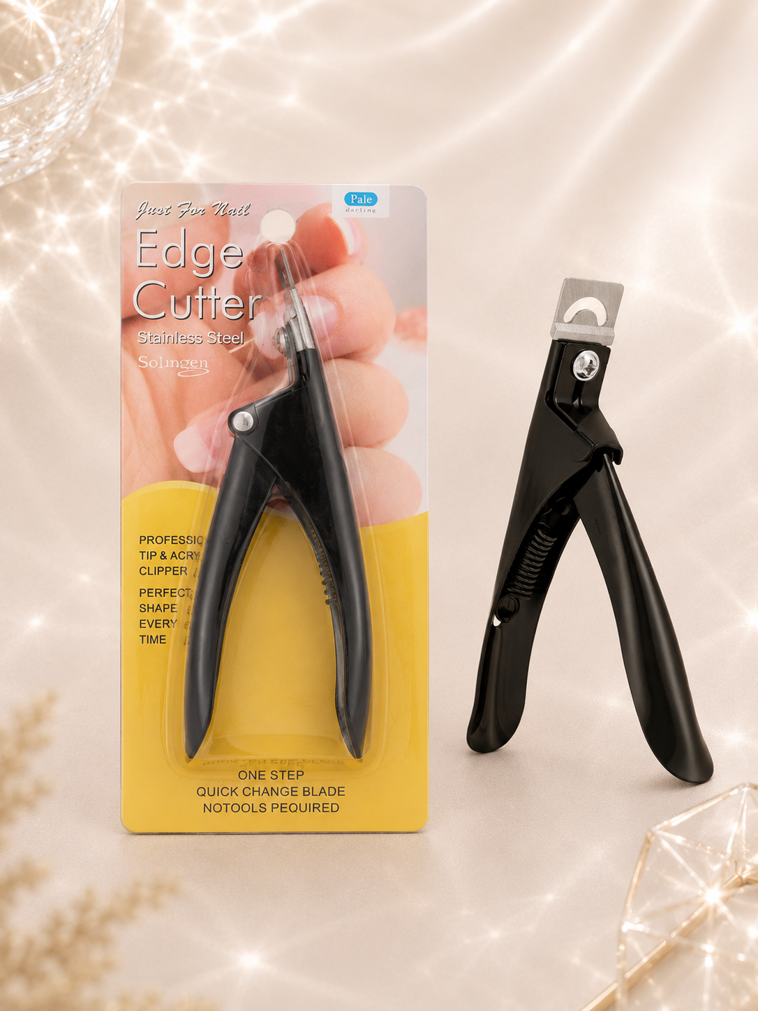 Corta Tips Profesional para Uñas negro