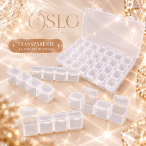 Caja Organizadora 28 Compartimientos – Transparente