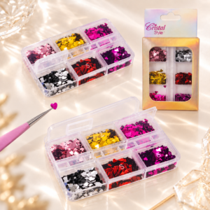 Decoración de Corazones Mix para Uñas