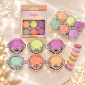 Efecto Pastel para Uñas – Caja x6 Colores